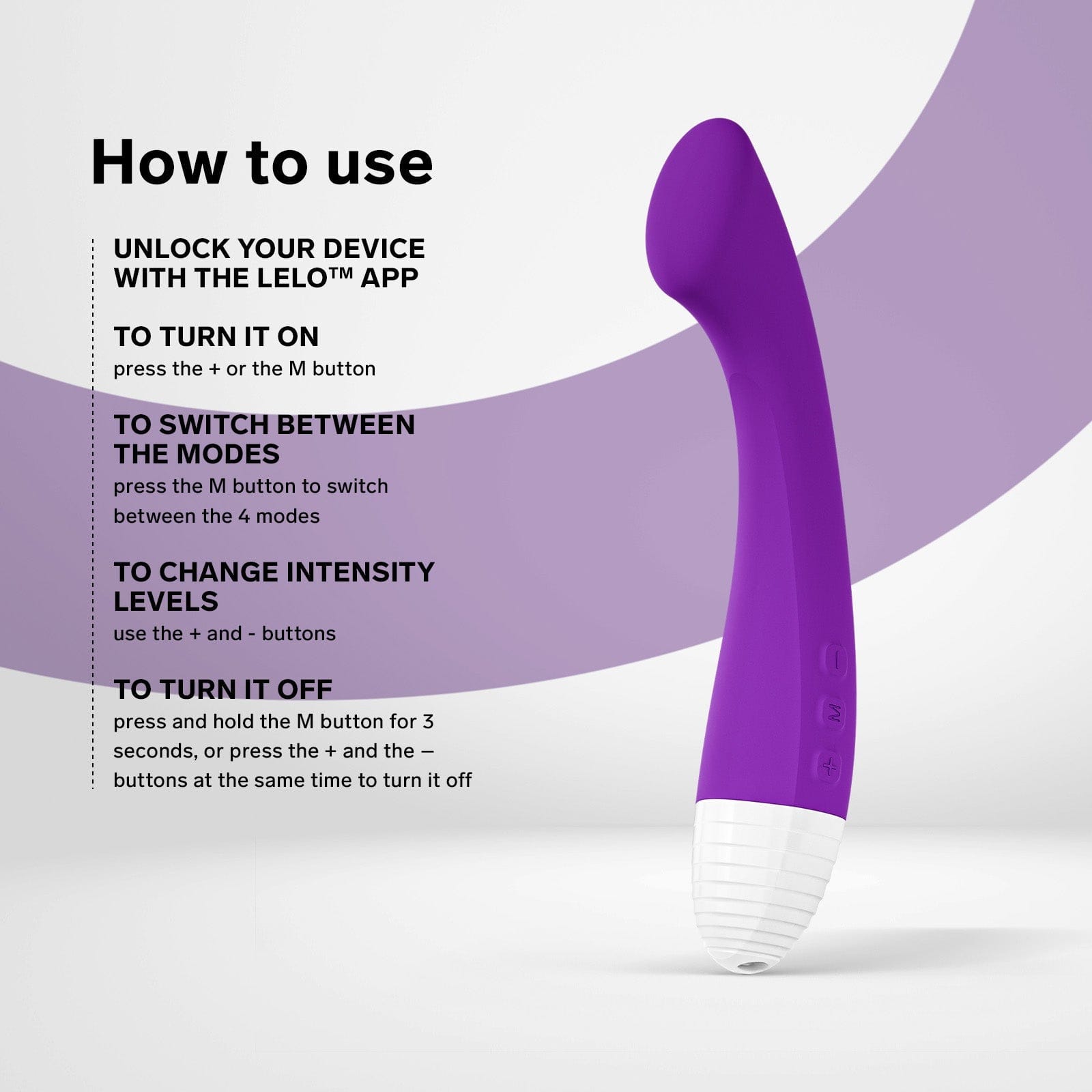LELO - Originals MOKA App-Controlled G Spot Vibrator (Purple) LL1276 Durio.sg