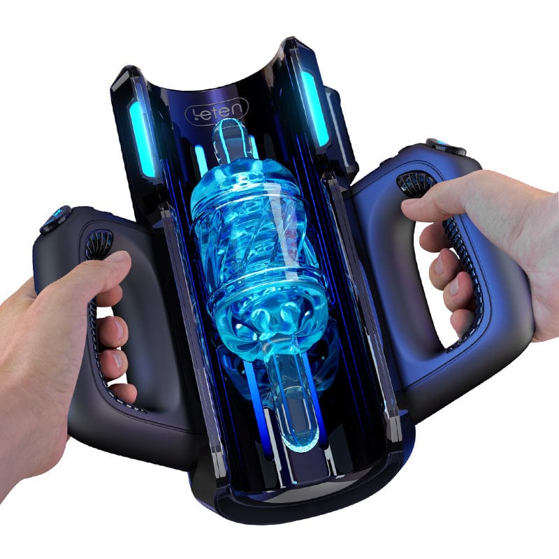 Leten - Cannon King Thrusting Pro Automatic Masturbator (Black) LET1032 Durio.sg
