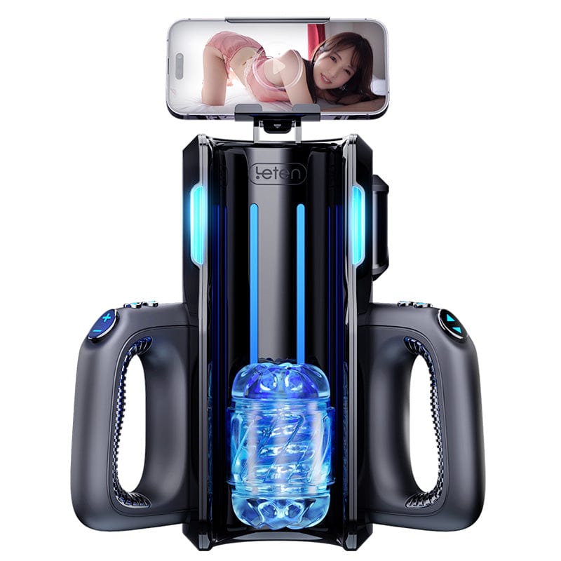 Leten - Cannon King Thrusting Pro Automatic Masturbator (Black) LET1032 Durio.sg