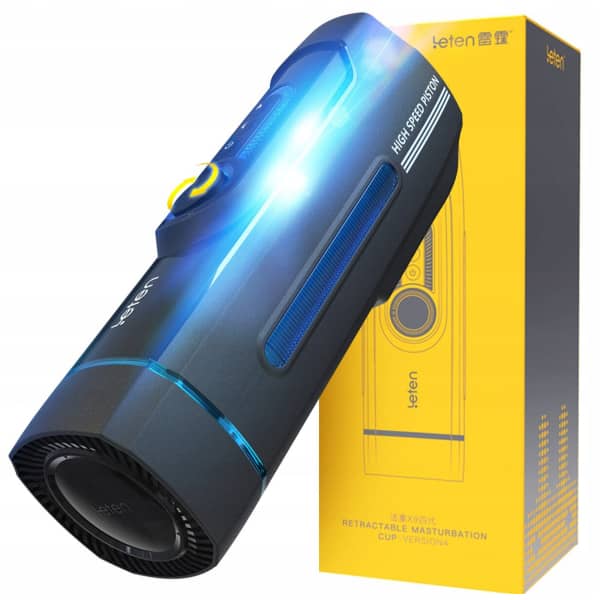 Leten - High Speed Pistons X9 Fourth Generation Automatic Heating Masturbator (Blue) LET1026 Durio.sg