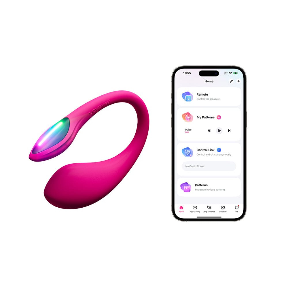 Lovense - Lush Mini App-Controlled Bullet Egg Vibrator (Pink) LOS1072 Durio.sg