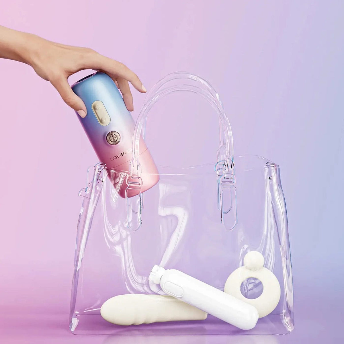Lovense - Spinel App-controlled Portable Thrusting Vibrating Heating Dildo LOS1073 Durio.sg