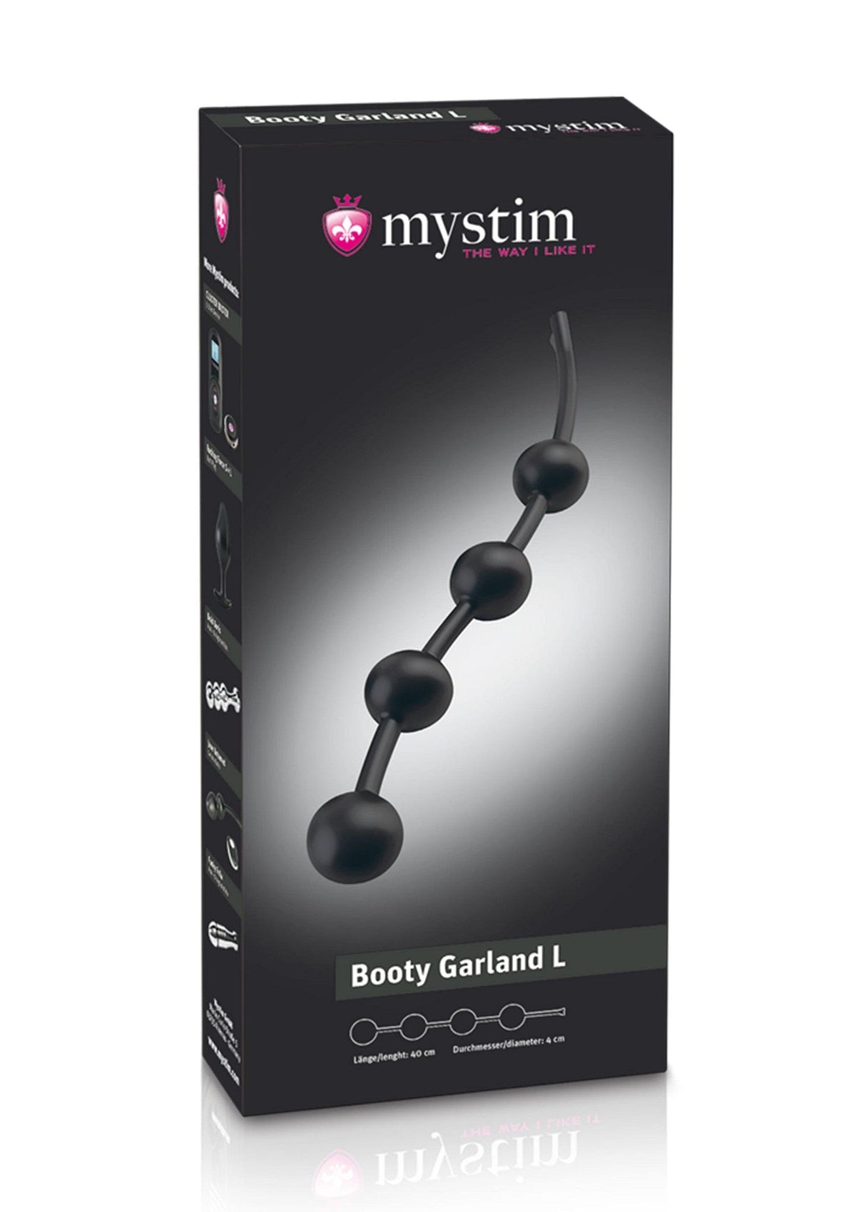 Mystim - Booty Garland Anal Chain L eStim Toy MTM1030 Durio.sg