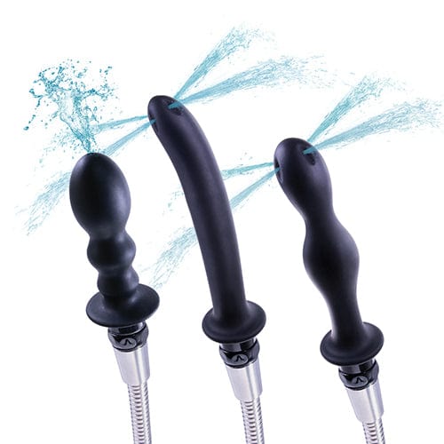 Nasstoys - H2O Hydro Anal Douche Kit (Black) NST1026 Durio.sg