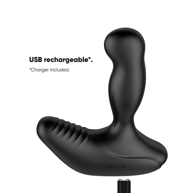 Nexus - Revo Stealth App-Controlled Rotating Remote Control Prostate Massager (Black) NE1082 Durio.sg