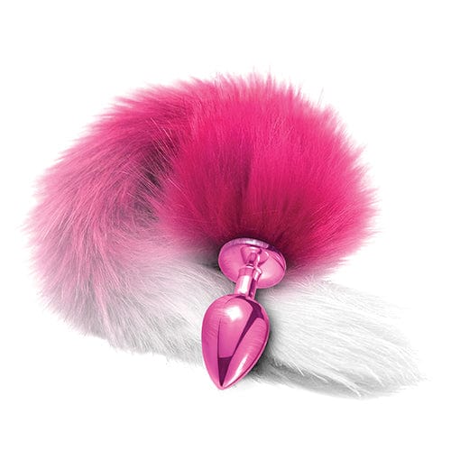 Nixie - Metal Butt Plug with Faux Fur Tail (Pink Metallic) OT1268 Durio.sg