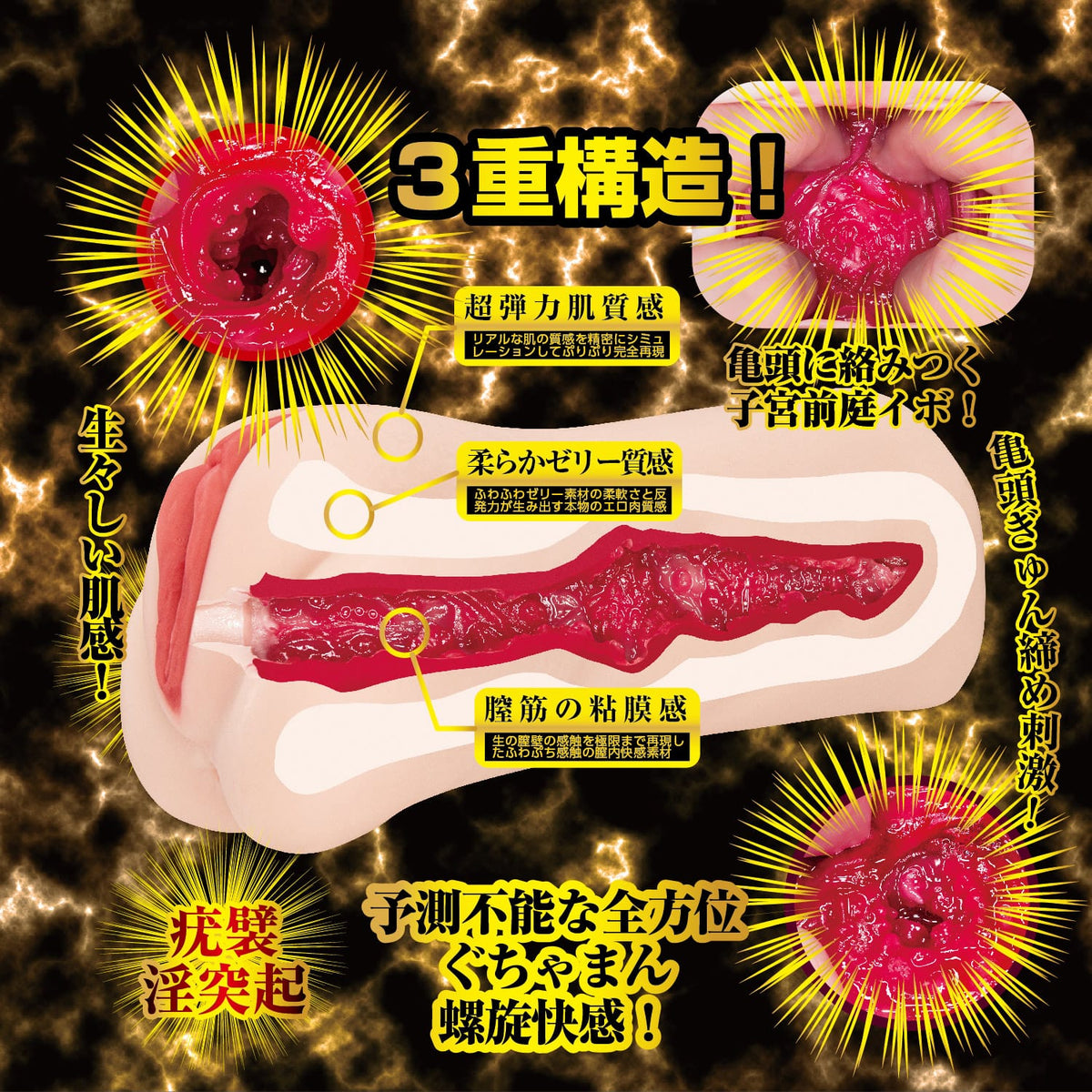 NPG - Masterpiece Awakening AV Meiki Nagisa Rensei Onahole Masturbator (Beige) NPG1305 Durio.sg