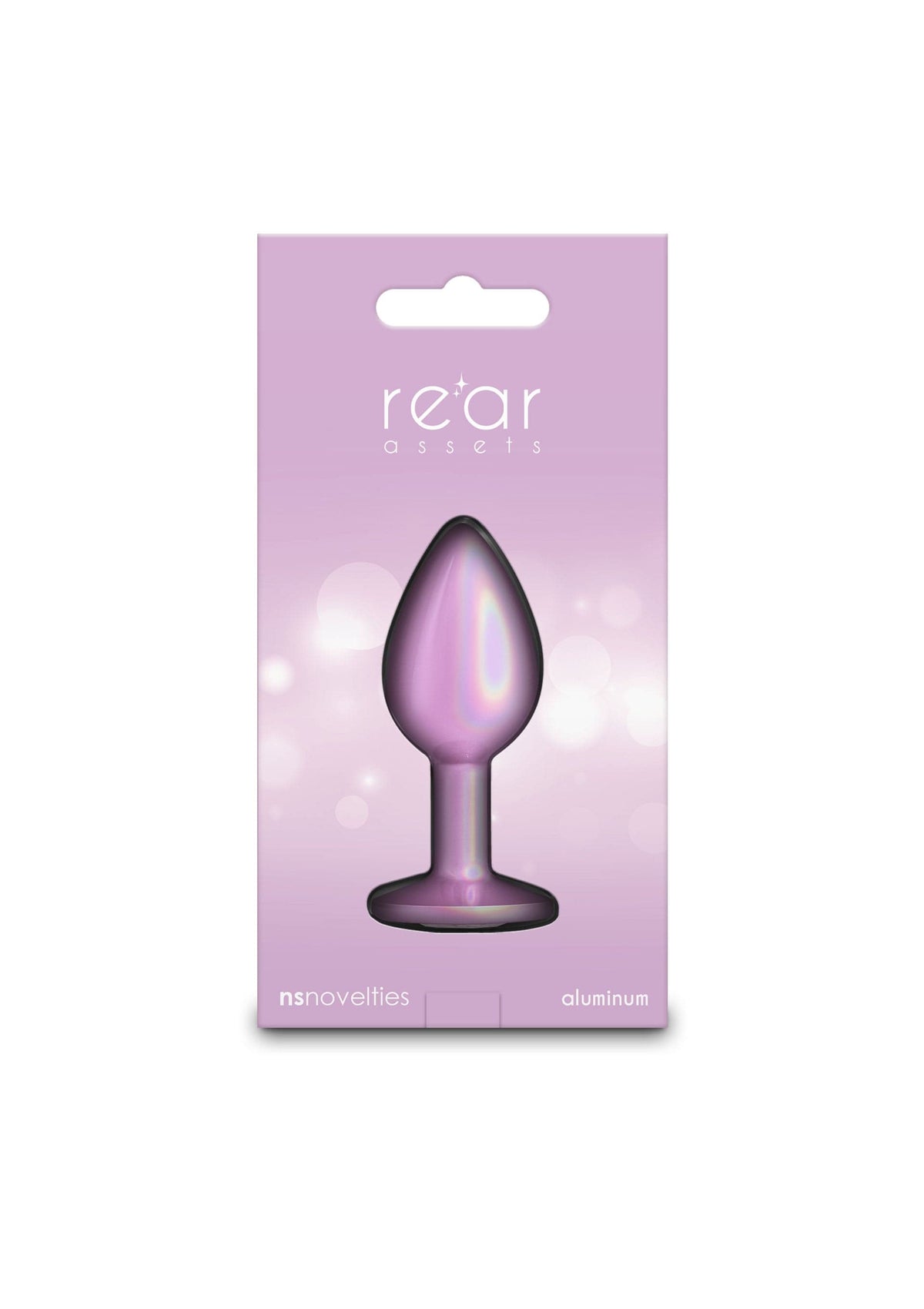NS Novelties - Rear Asset Small Iridescent Aluminium Anal Plug (Pink) NS1173 Durio.sg