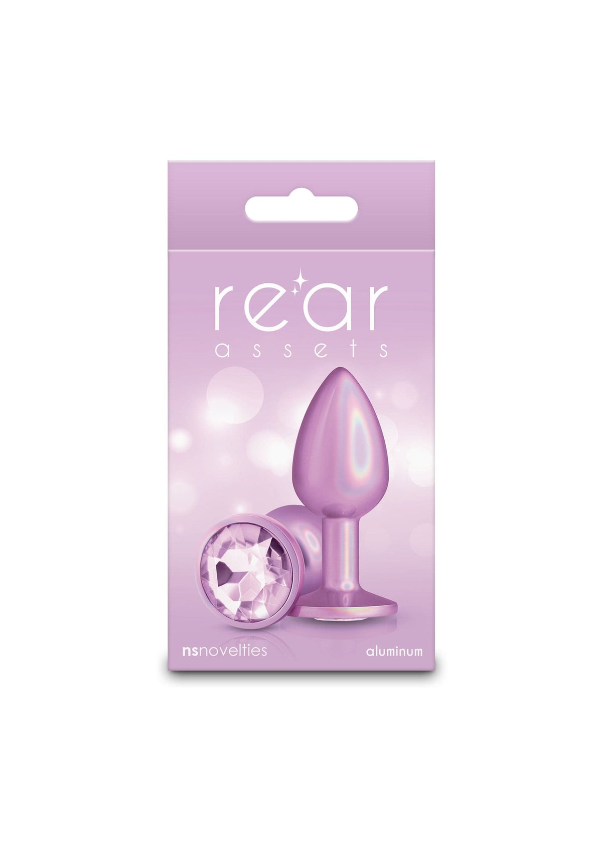 NS Novelties - Rear Asset Small Iridescent Aluminium Anal Plug (Pink) NS1173 Durio.sg