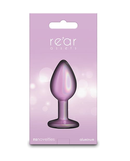 NS Novelties - Rear Asset Small Iridescent Aluminium Anal Plug (Pink) NS1173 Durio.sg