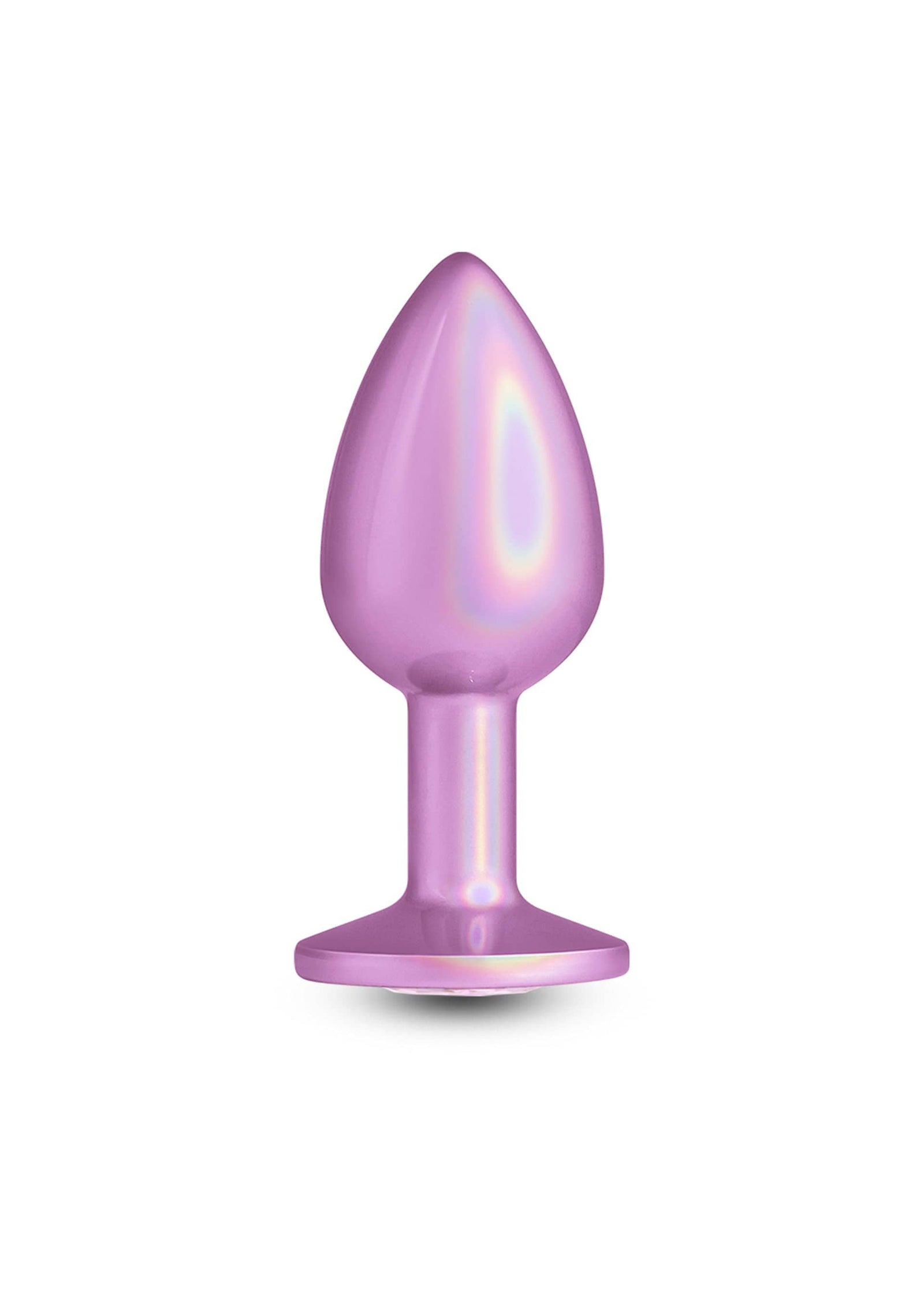 NS Novelties - Rear Asset Small Iridescent Aluminium Anal Plug (Pink) NS1173 Durio.sg