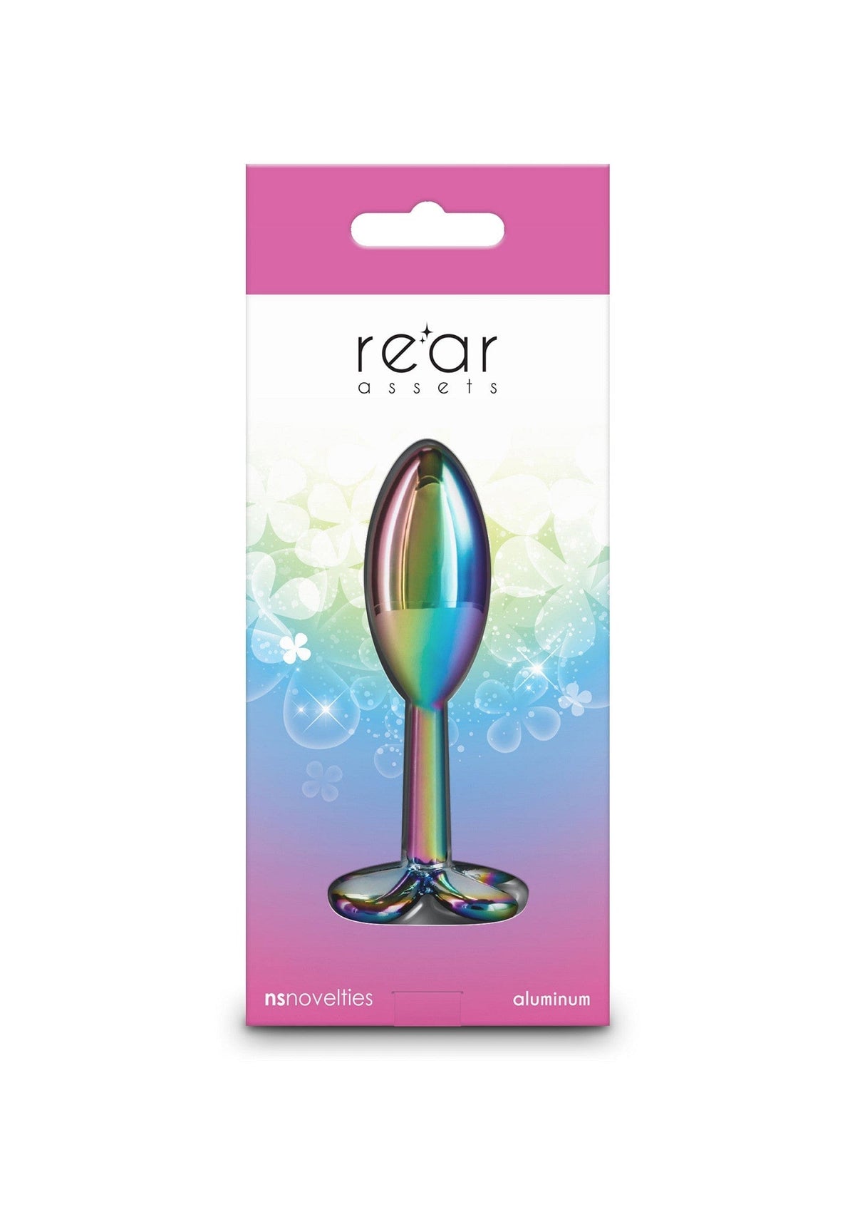 NS Novelties - Rear Assets Clover Aluminium Anal Plug (Gunmetal) NS1174 Durio.sg