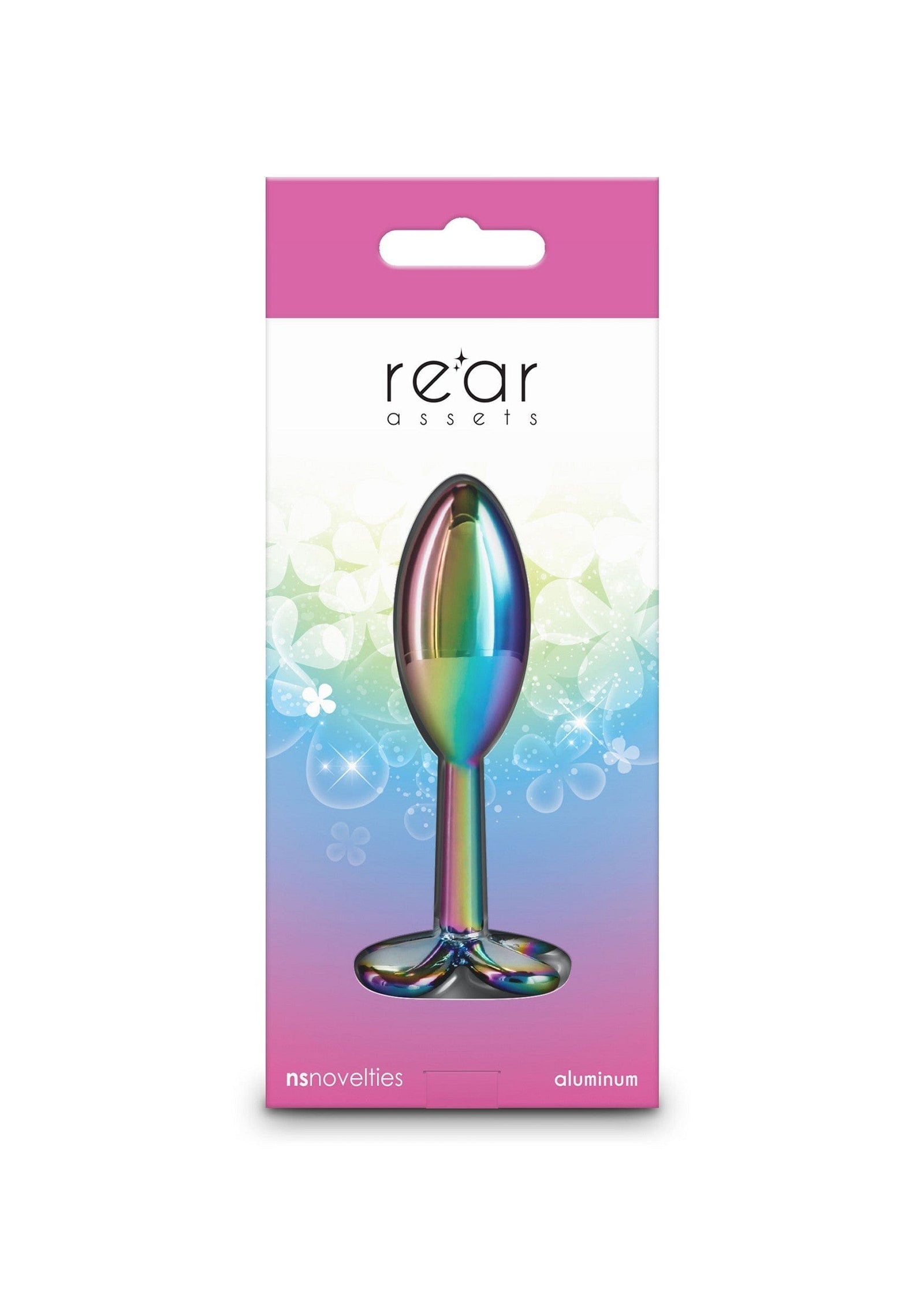NS Novelties - Rear Assets Clover Aluminium Anal Plug (Gunmetal) NS1174 Durio.sg