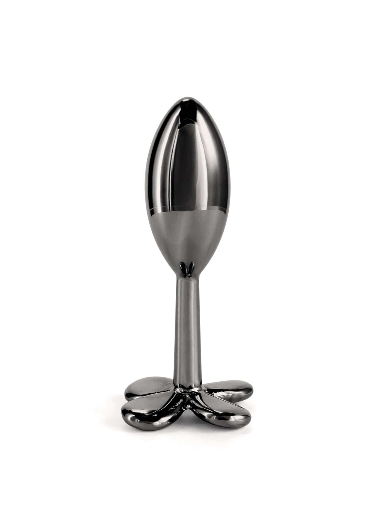 NS Novelties - Rear Assets Clover Aluminium Anal Plug (Gunmetal) NS1174 Durio.sg