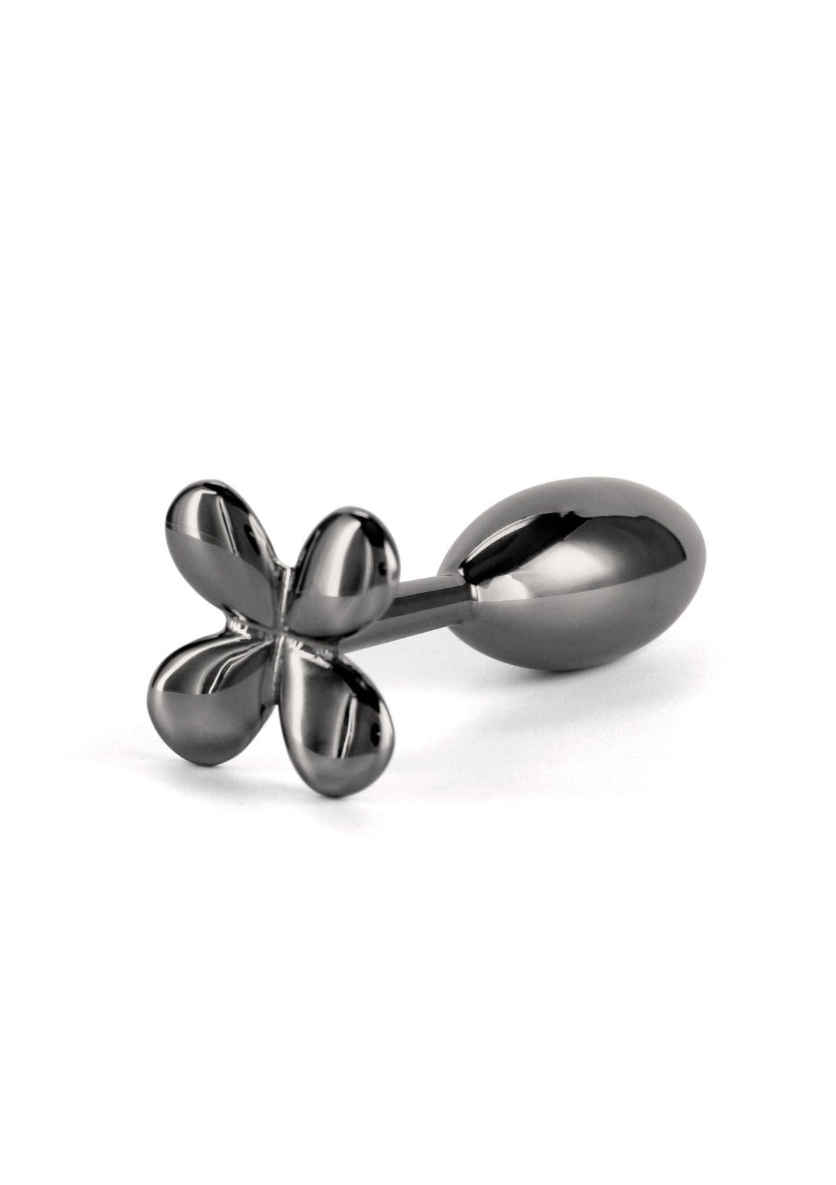 NS Novelties - Rear Assets Clover Aluminium Anal Plug (Gunmetal) NS1174 Durio.sg