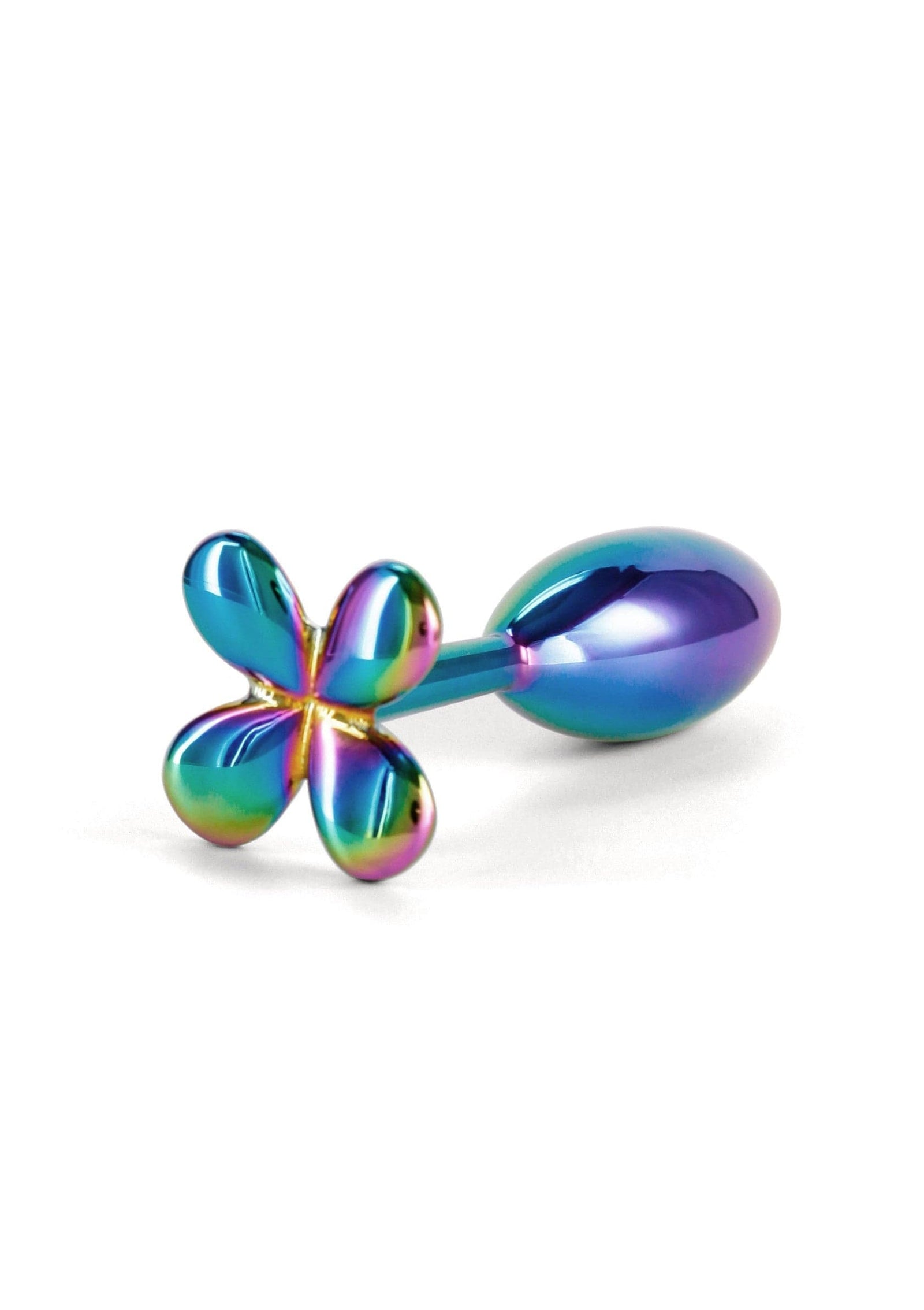 NS Novelties - Rear Assets Clover Aluminium Anal Plug (Gunmetal) NS1174 Durio.sg