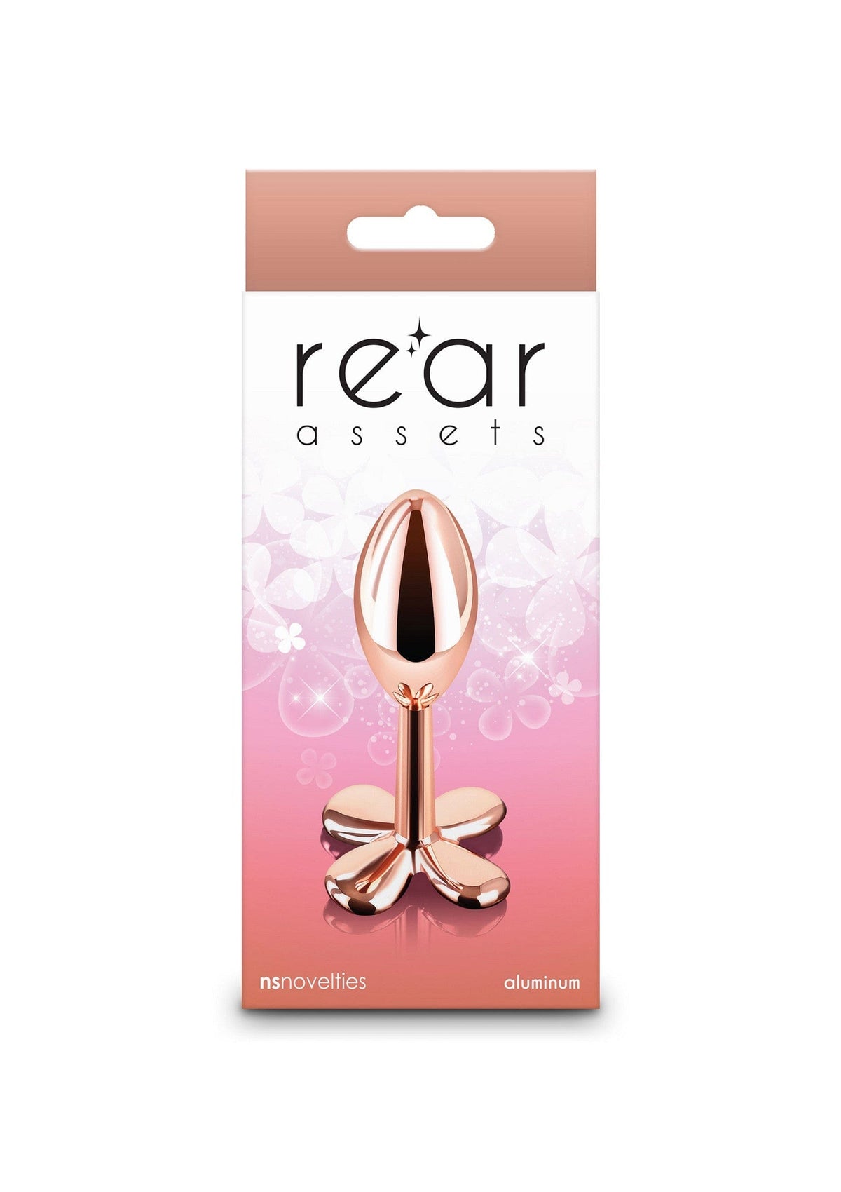 NS Novelties - Rear Assets Clover Aluminium Anal Plug (Gunmetal) NS1174 Durio.sg