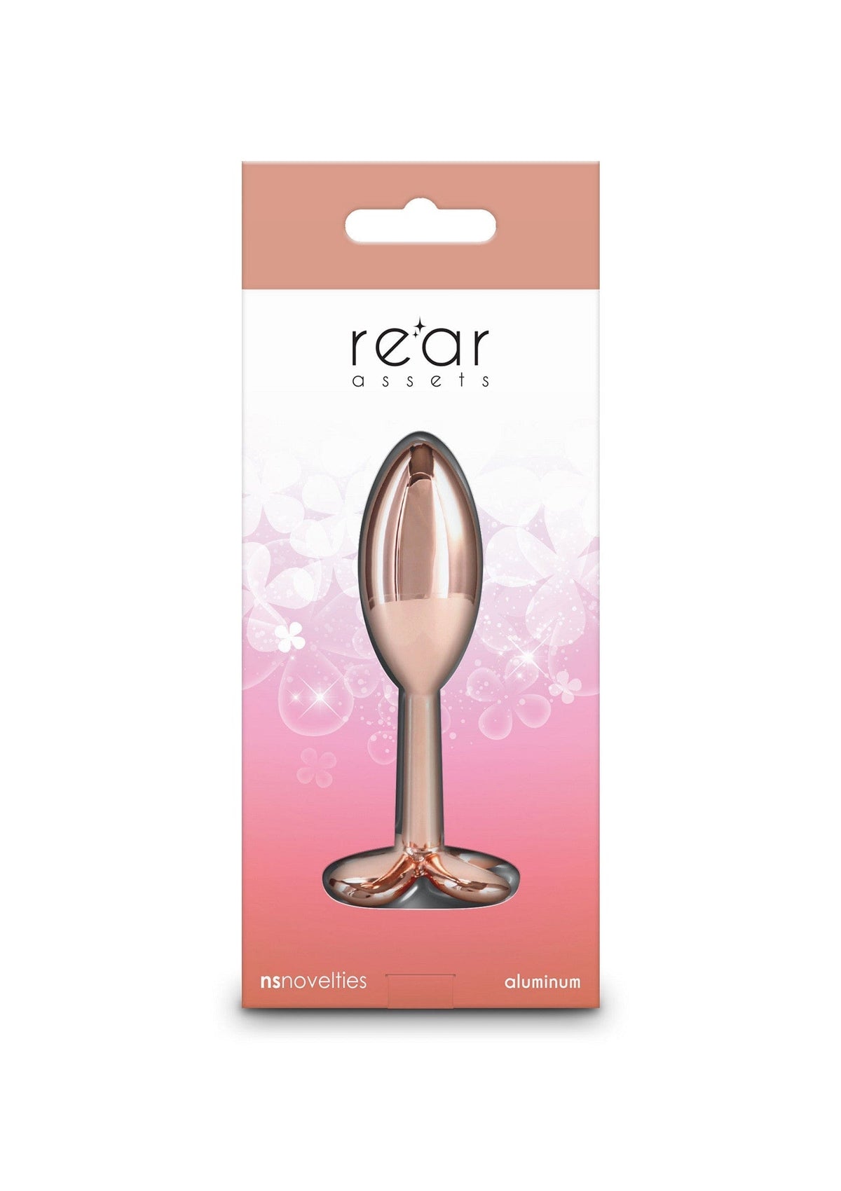 NS Novelties - Rear Assets Clover Aluminium Anal Plug (Gunmetal) NS1174 Durio.sg