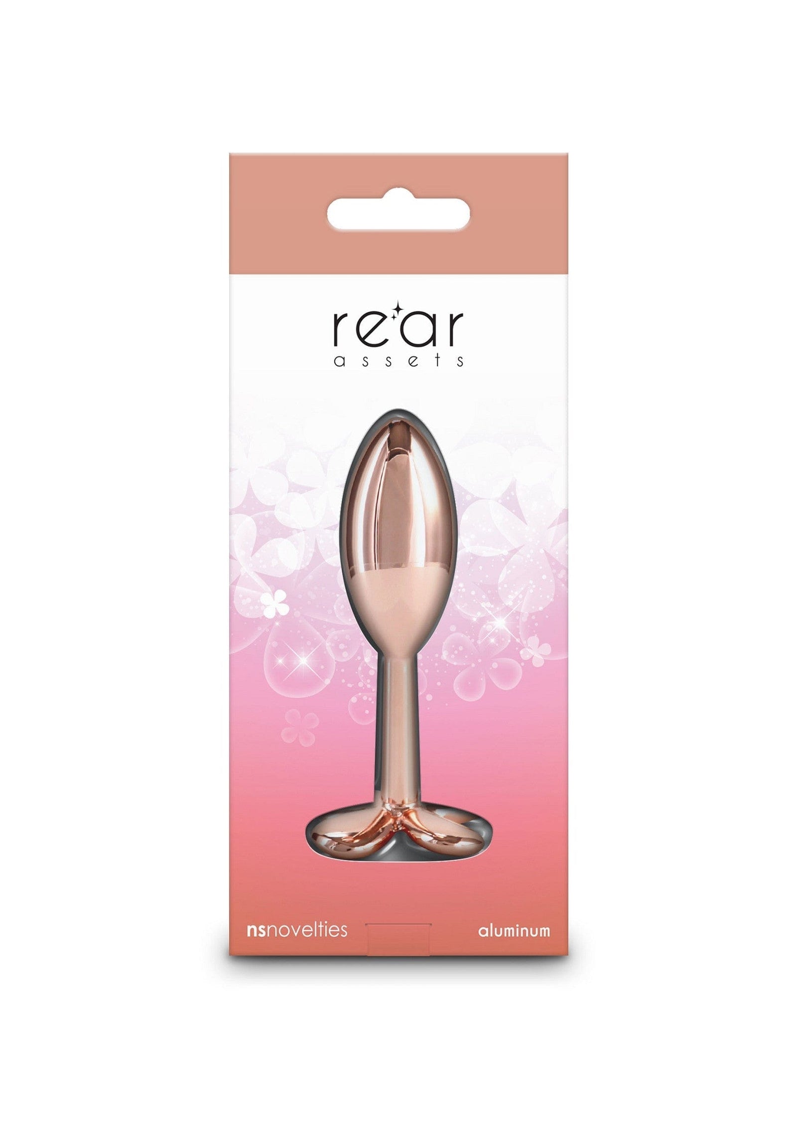 NS Novelties - Rear Assets Clover Aluminium Anal Plug (Gunmetal) NS1174 Durio.sg