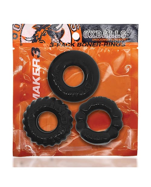Oxballs - Bonemaker Three-Piece Stretch Cock Ring Set Durio.sg
