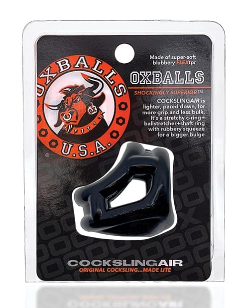 Oxballs - Cocksling Air Lightweight Flextpr Cock and Ball Sling (Black) OX1066 Durio.sg