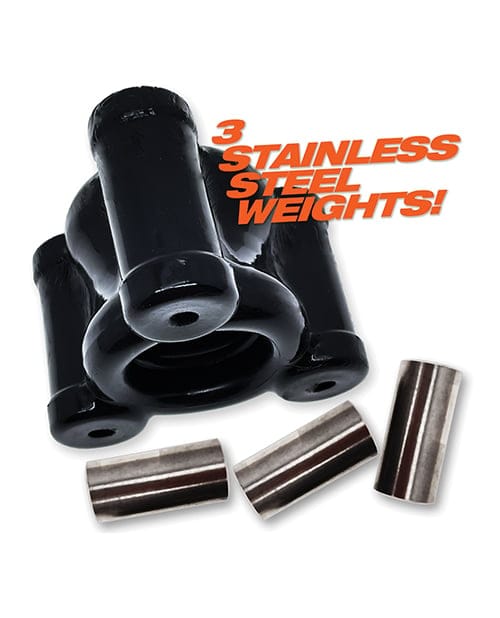 Oxballs - Heavy Squeeze Weighted Ball Stretcher (Black) OX1059 Durio.sg