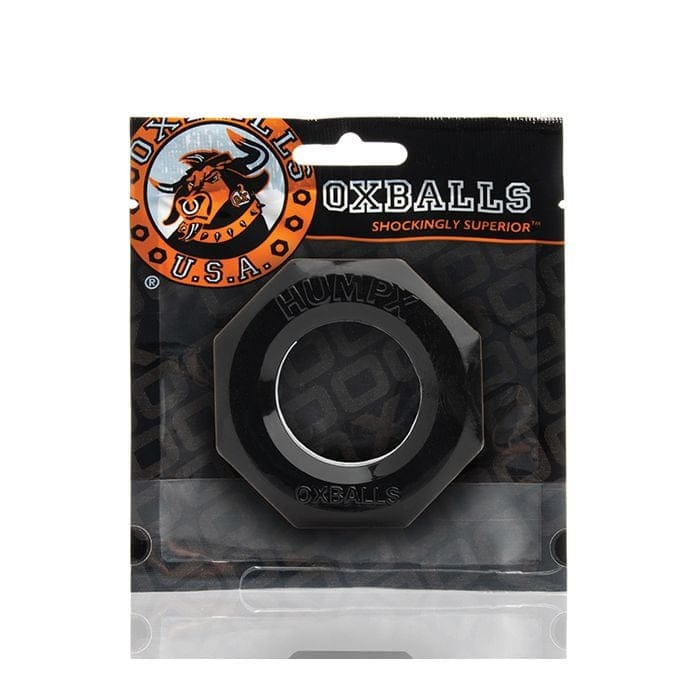 Oxballs - HUMP-X Flat-Inner Stretch Cock Ring (Black) OX1060 Durio.sg