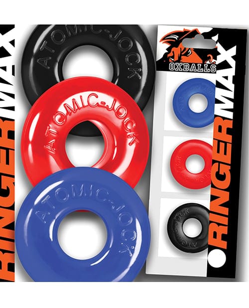 Oxballs - Ringer Max Three-Piece Stretch Cock Ring Set Durio.sg
