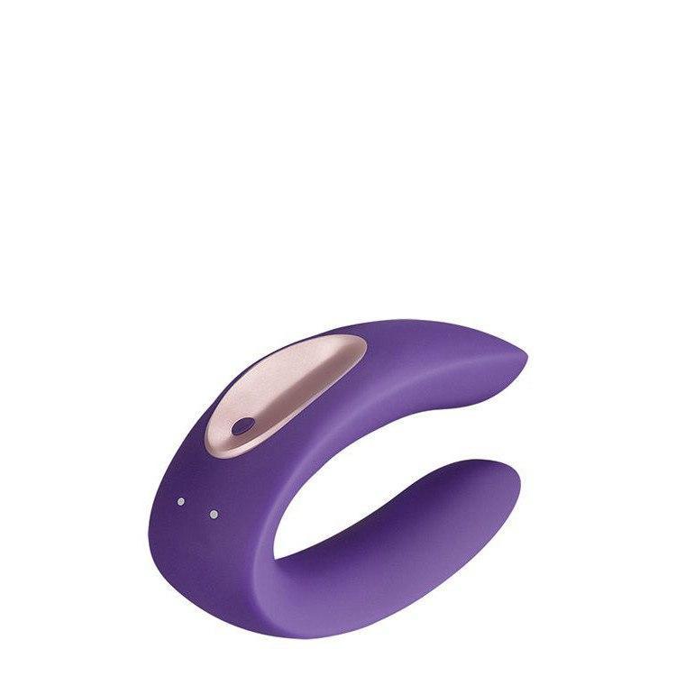 Satisfyer - Partner Plus Couple Vibrator (Purple) - Durio.sg.sg