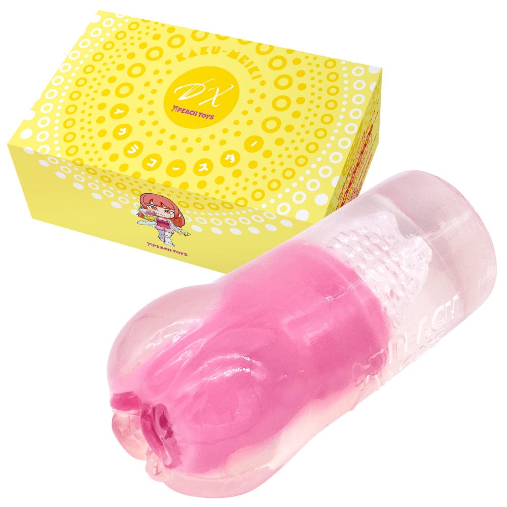 Peach Toys - Kaku Meiki DX Salmon Roe Coaster Onahole Masturbator (Pink) PCT1016 Durio.sg