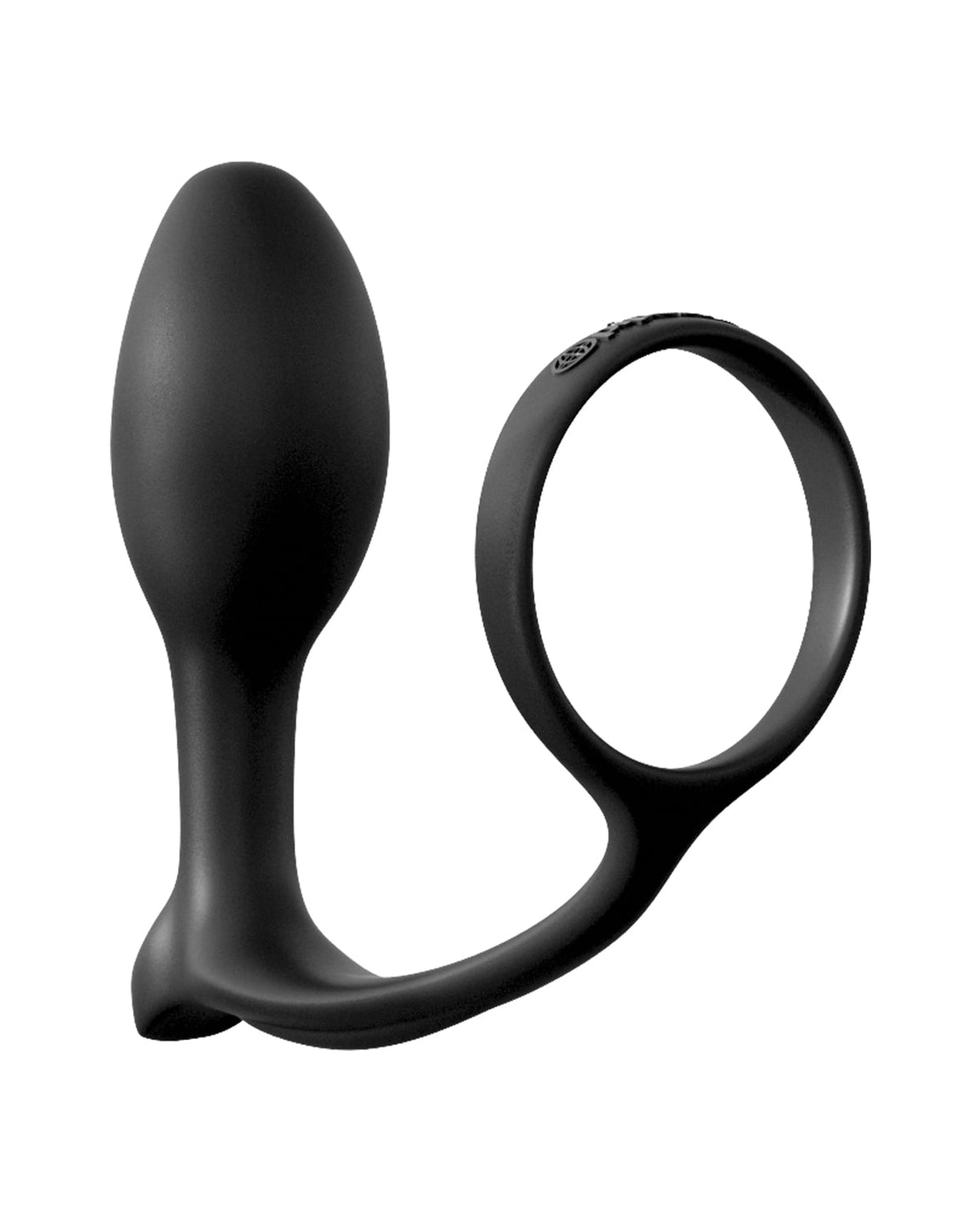 Pipedream - Anal Fantasy Ass-Gasm Beginners Silicone Cock Ring & Anal Plug (Black) PD2051 Durio.sg