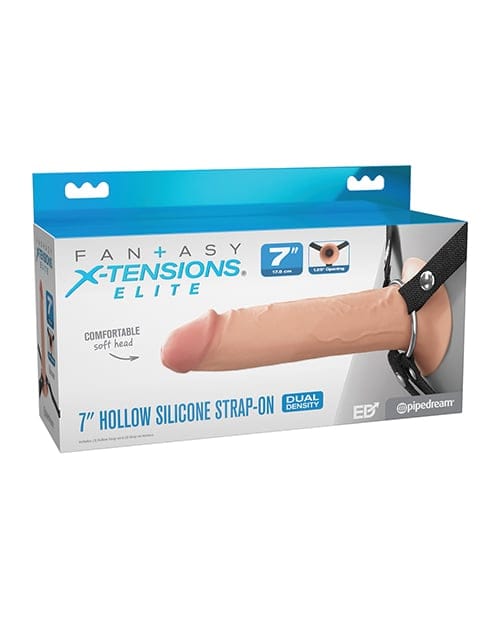 Pipedream - Fantasy X Tensions Elite Dual Density Silicone Hollow Strap On Durio.sg