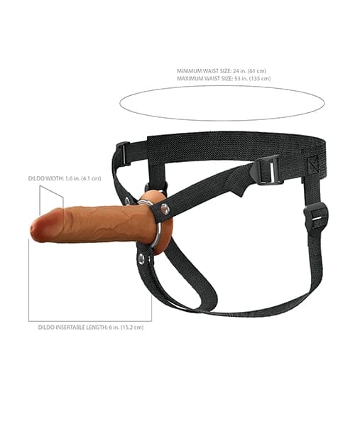 Pipedream - Fantasy X Tensions Elite Dual Density Silicone Hollow Strap On Durio.sg
