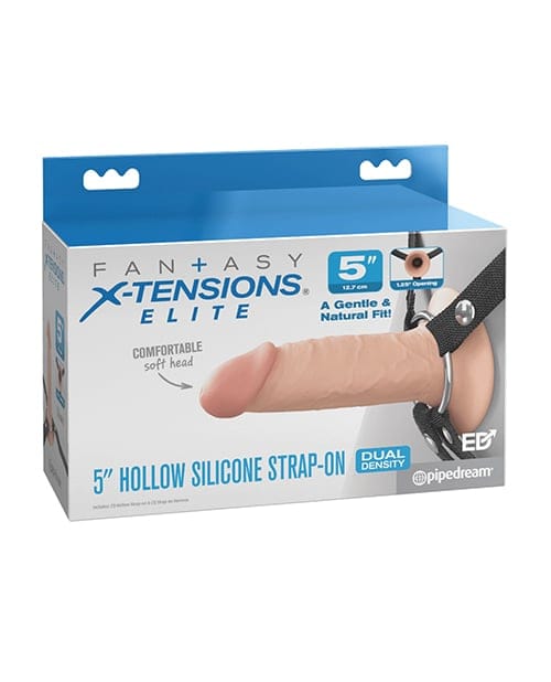 Pipedream - Fantasy X Tensions Elite Dual Density Silicone Hollow Strap On Durio.sg
