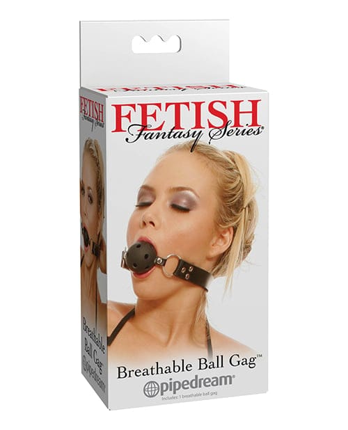 Pipedream - Fetish Fantasy Series Breathable Rubber Ball Gag (Black) PD2061 Durio.sg