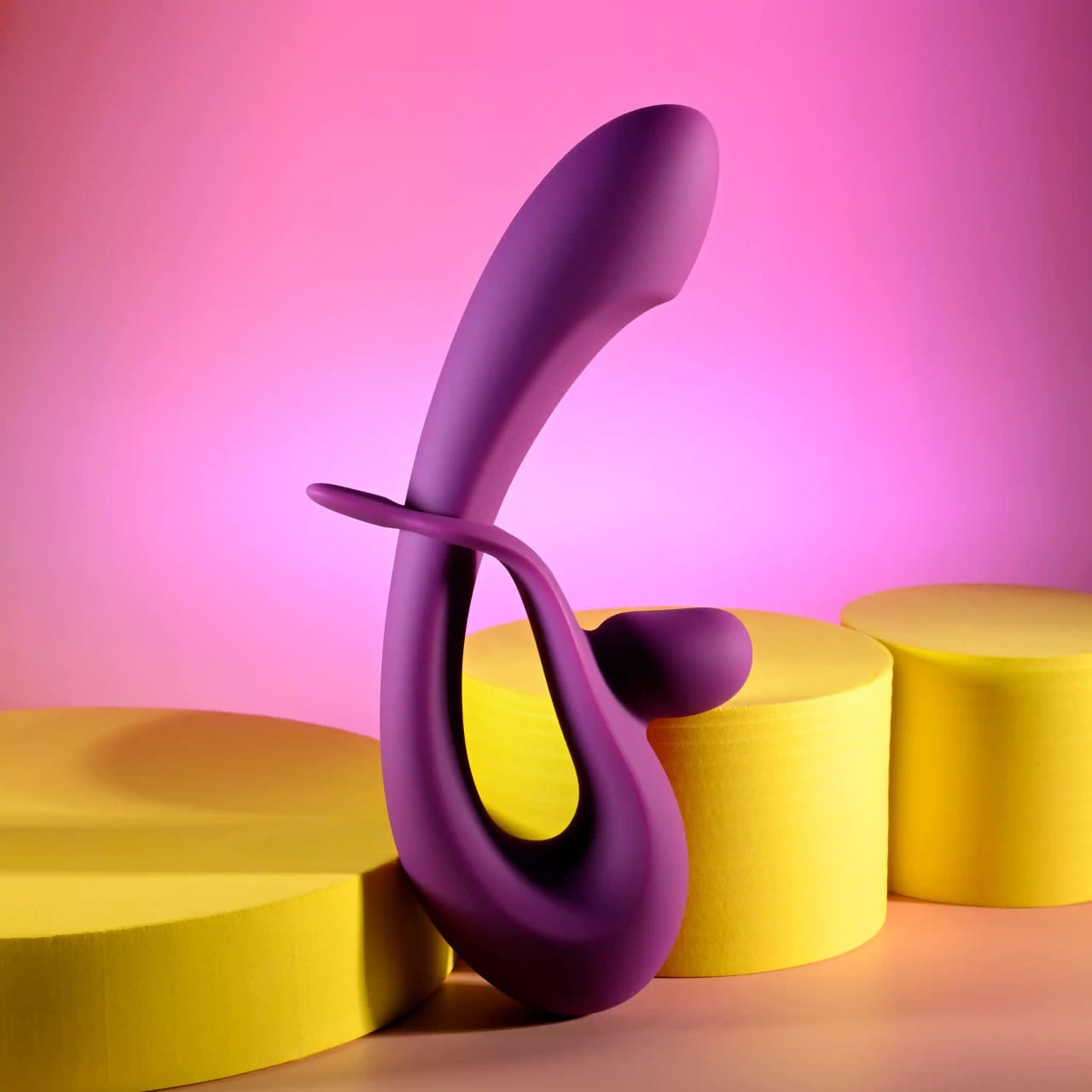 Playboy - Cha Cha Slide Adjustable Rechargeable Rabbit Vibrator (Purple) PLB1030 Durio.sg