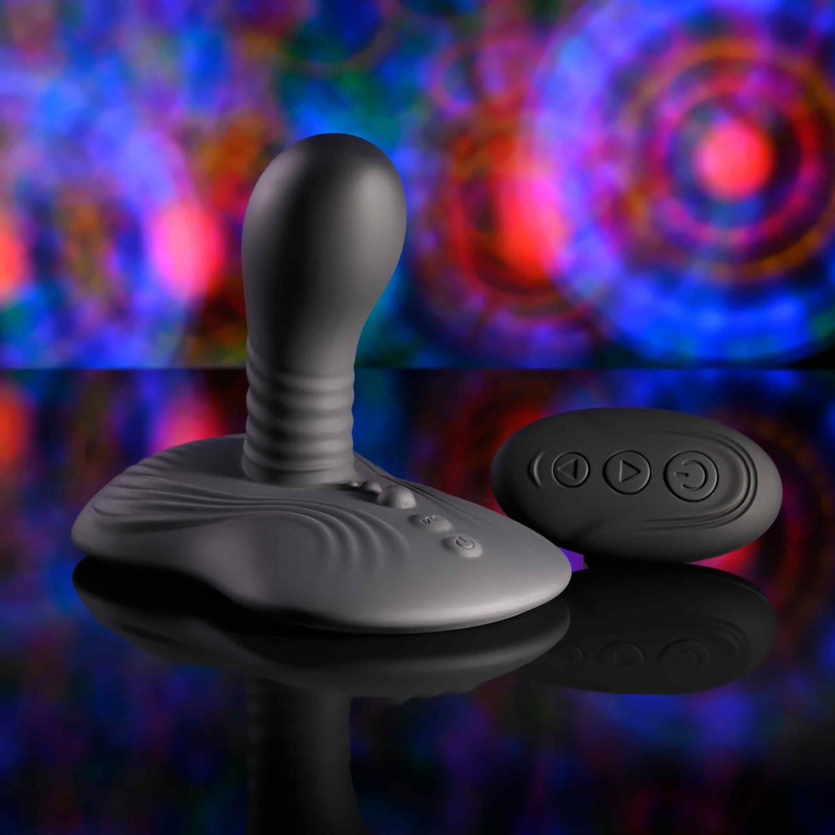 Playboy - Sittin’ and Spinnin’ Remote-Controlled Ride-On Vibrator (Black) PLB1031 Durio.sg