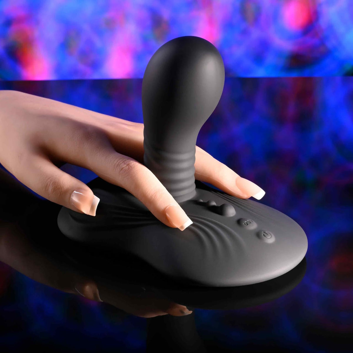 Playboy - Sittin’ and Spinnin’ Remote-Controlled Ride-On Vibrator (Black) PLB1031 Durio.sg
