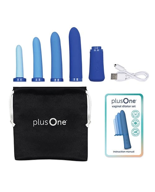 plusOne - Progressive Rechargeable Vaginal Dilator Set PO1015 Durio.sg