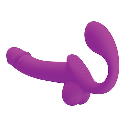 Pretty Love - Kelpie Squirting Strapless Strap On (Fuchsia) PL1119 Durio.sg