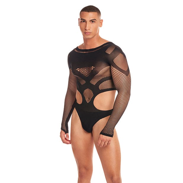 Rene Rofe - Rainbow Party Out of Orbit Mesh Bodysuit Men Lingerie Durio.sg