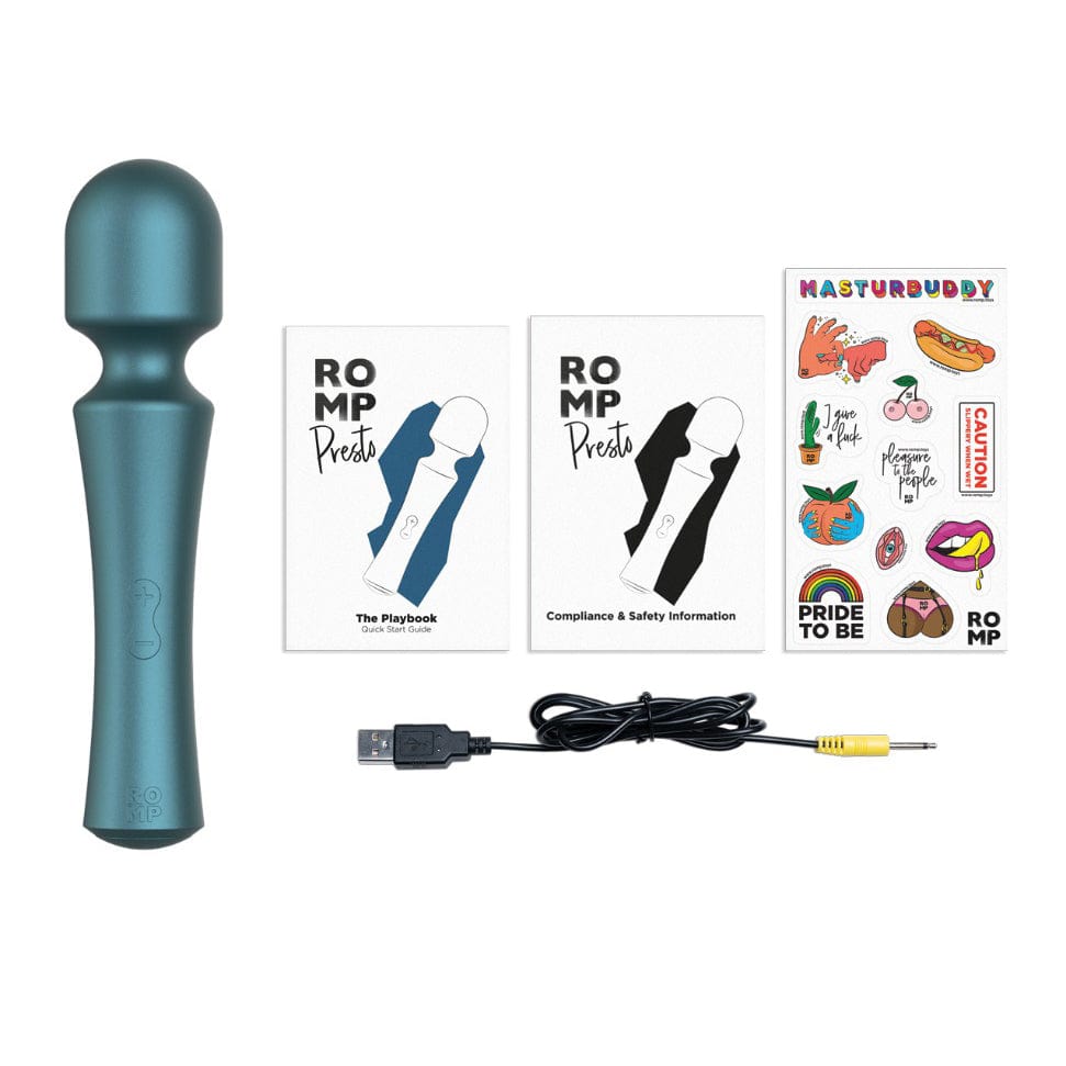 Romp - Presto Wand Massager (Blue) RM1028 Durio.sg