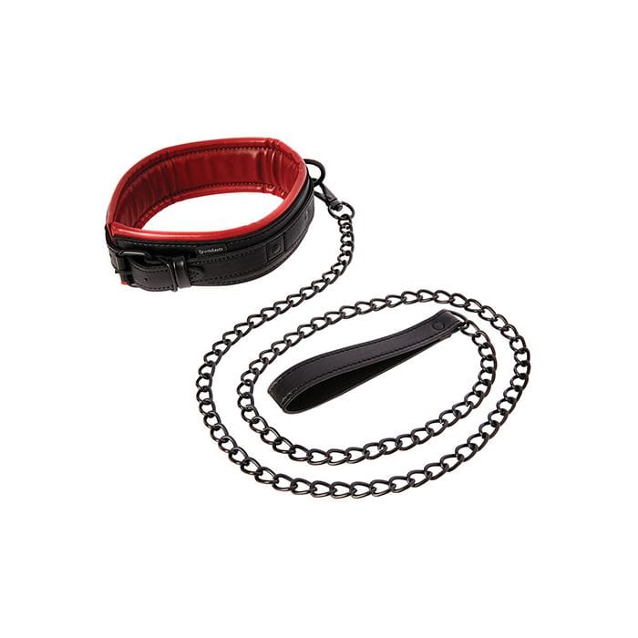 S&M - Saffron Leash and Collar (Black) SM1057 Durio.sg