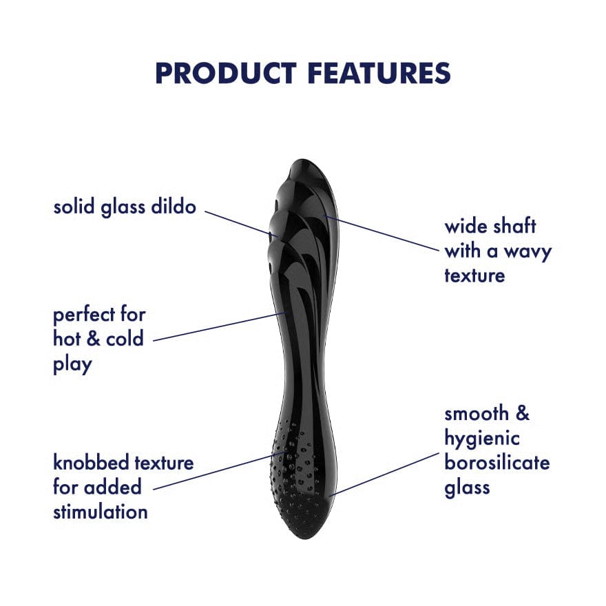 Satisfyer - Dazzling Crystal 1 Glass Dildo Durio.sg