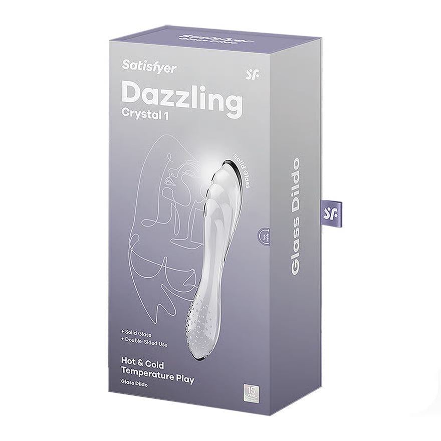 Satisfyer - Dazzling Crystal 1 Glass Dildo Durio.sg