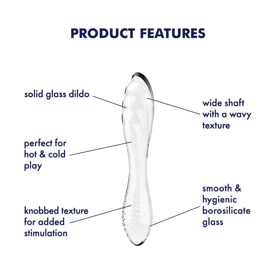 Satisfyer - Dazzling Crystal 1 Glass Dildo Durio.sg