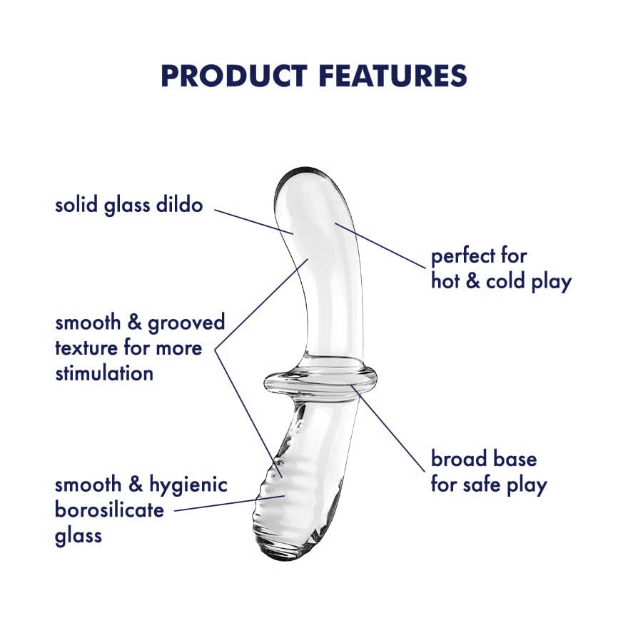 Satisfyer - Double Crystal Glass Dildo (Clear) STF1320 Durio.sg