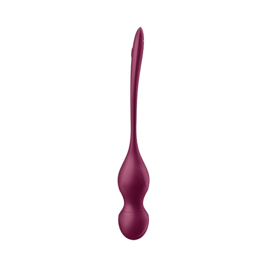 Satisfyer - Love Birds Vary App-Controlled Pelvic Training Kegel Balls (Berry) STF1306 Durio.sg
