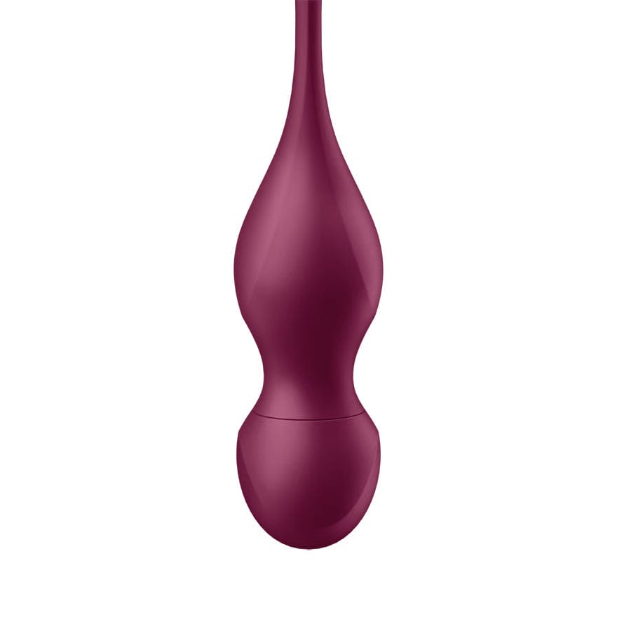 Satisfyer - Love Birds Vary App-Controlled Pelvic Training Kegel Balls (Berry) STF1306 Durio.sg