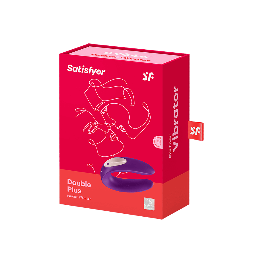 Satisfyer - Partner Plus Couple Vibrator (Purple) - Durio.sg.sg